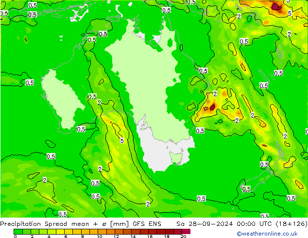  Spread GFS ENS  28.09.2024 00 UTC