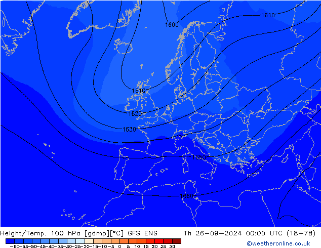 Géop./Temp. 100 hPa GFS ENS jeu 26.09.2024 00 UTC