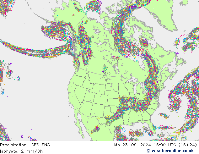 Niederschlag GFS ENS Mo 23.09.2024 18 UTC