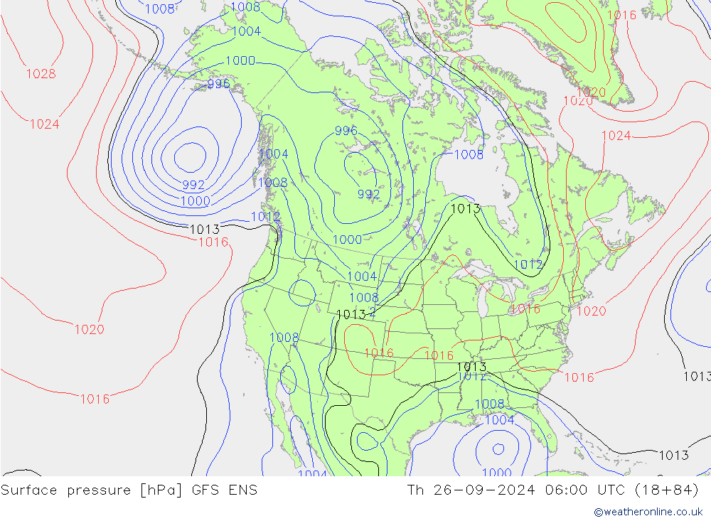 Bodendruck GFS ENS Do 26.09.2024 06 UTC