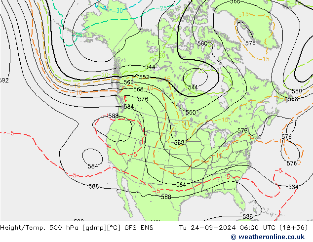 Height/Temp. 500 hPa GFS ENS Ter 24.09.2024 06 UTC