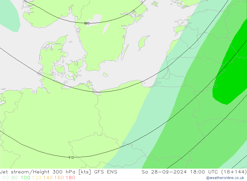 Jet Akımları GFS ENS Cts 28.09.2024 18 UTC