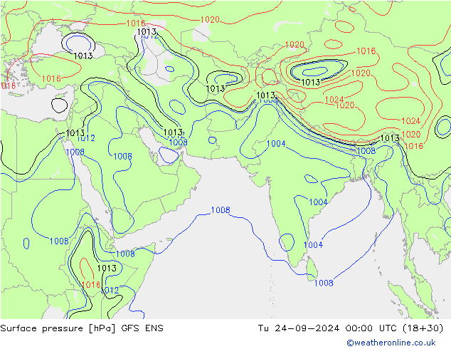 Luchtdruk (Grond) GFS ENS di 24.09.2024 00 UTC