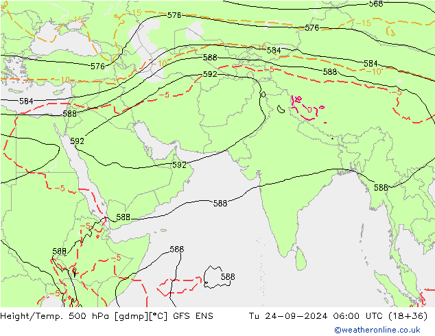 Height/Temp. 500 hPa GFS ENS Tu 24.09.2024 06 UTC