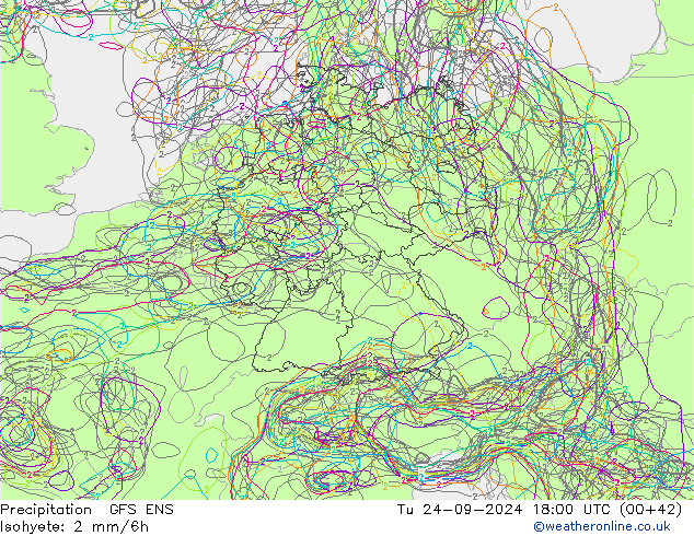 Precipitazione GFS ENS mar 24.09.2024 18 UTC