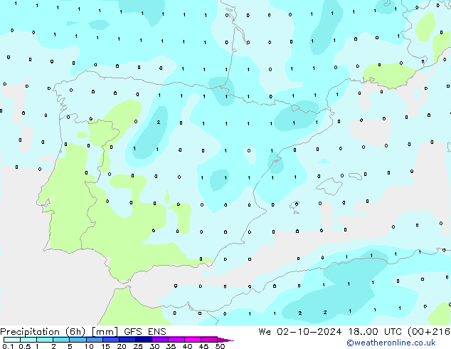  (6h) GFS ENS  02.10.2024 00 UTC