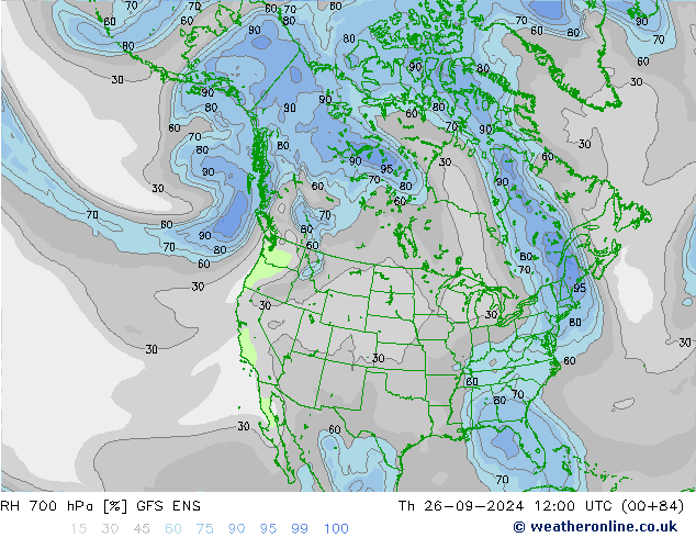 RH 700 hPa GFS ENS Do 26.09.2024 12 UTC