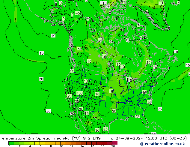     Spread GFS ENS  24.09.2024 12 UTC