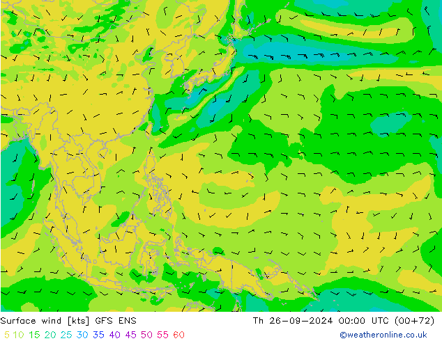  10 m GFS ENS  26.09.2024 00 UTC