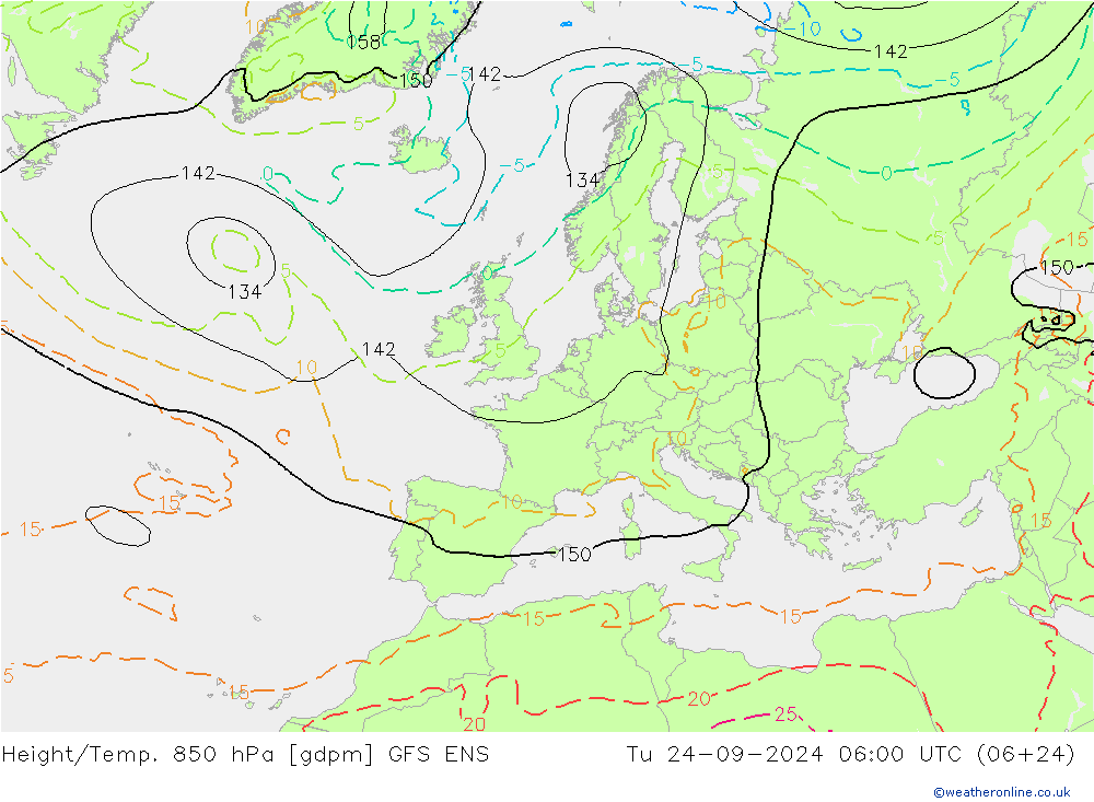 Height/Temp. 850 hPa GFS ENS mar 24.09.2024 06 UTC