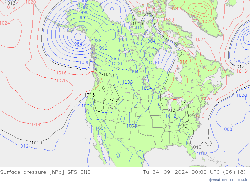 Bodendruck GFS ENS Di 24.09.2024 00 UTC