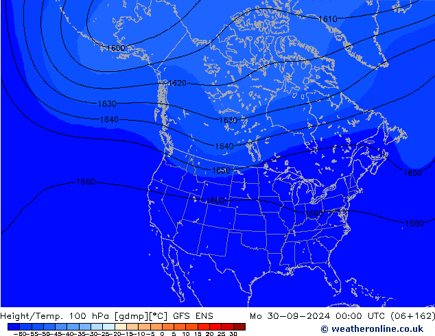 Géop./Temp. 100 hPa GFS ENS lun 30.09.2024 00 UTC