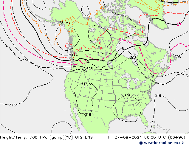 Height/Temp. 700 hPa GFS ENS  27.09.2024 06 UTC