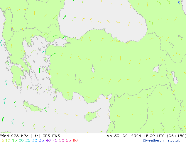  925 hPa GFS ENS  30.09.2024 18 UTC