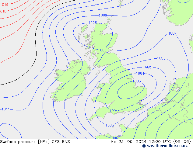 pression de l'air GFS ENS lun 23.09.2024 12 UTC