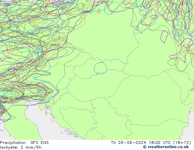 precipitação GFS ENS Qui 26.09.2024 18 UTC