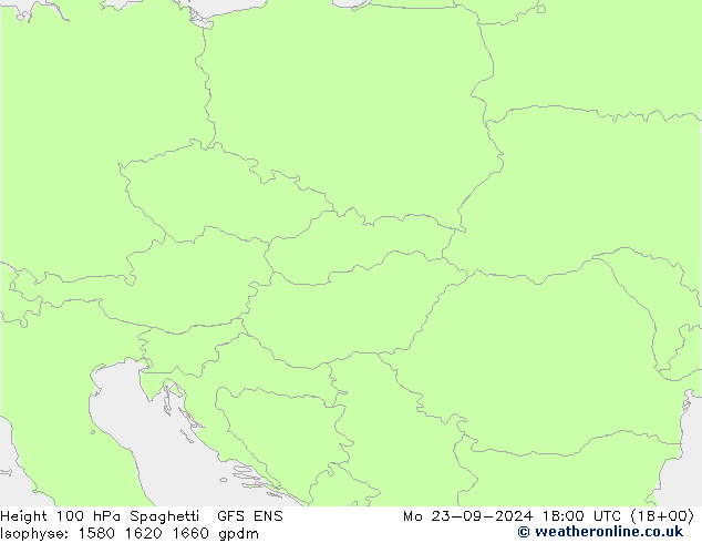 Height 100 hPa Spaghetti GFS ENS Seg 23.09.2024 18 UTC