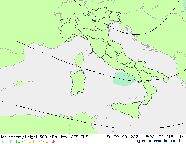 джет GFS ENS Вс 29.09.2024 18 UTC