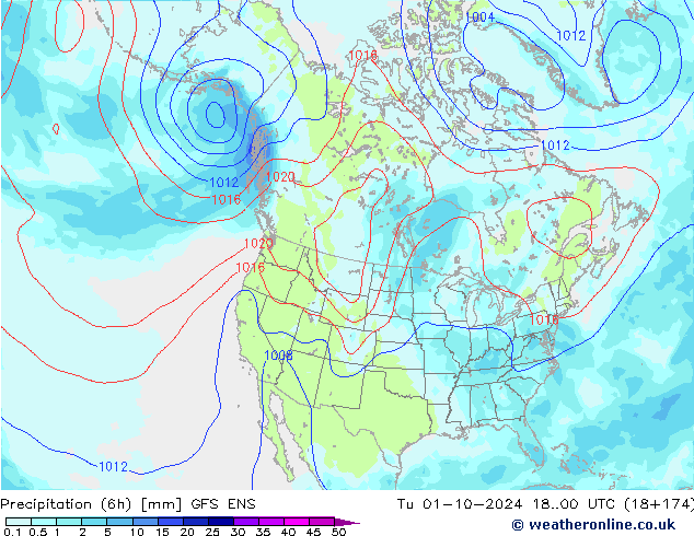  (6h) GFS ENS  01.10.2024 00 UTC