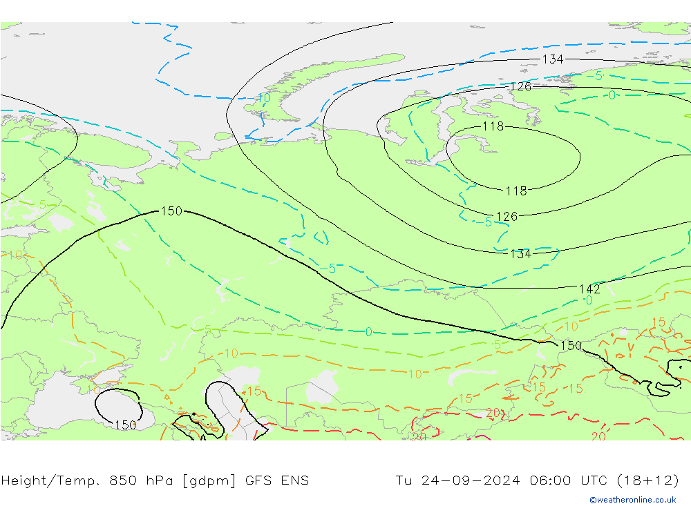 Height/Temp. 850 hPa GFS ENS mar 24.09.2024 06 UTC