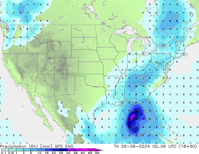 Nied. akkumuliert (6Std) GFS ENS Do 26.09.2024 06 UTC