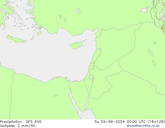 Précipitation GFS ENS dim 29.09.2024 00 UTC