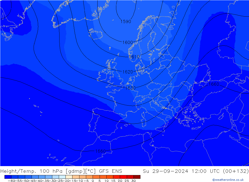 Geop./Temp. 100 hPa GFS ENS dom 29.09.2024 12 UTC