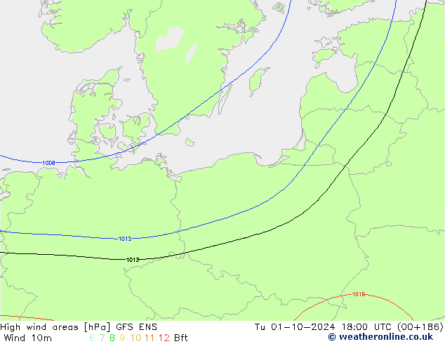 High wind areas GFS ENS mar 01.10.2024 18 UTC