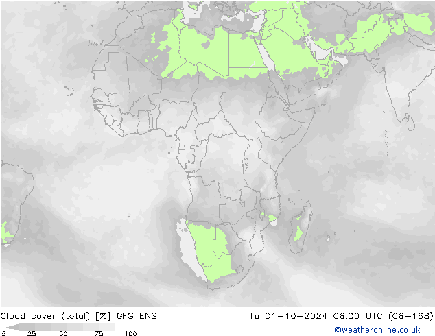 nuvens (total) GFS ENS Ter 01.10.2024 06 UTC