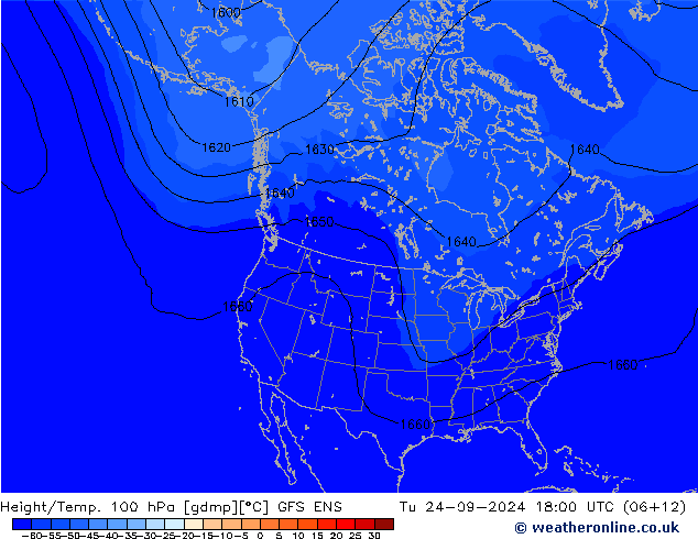 Hoogte/Temp. 100 hPa GFS ENS di 24.09.2024 18 UTC