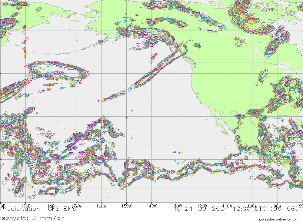 precipitação GFS ENS Ter 24.09.2024 12 UTC