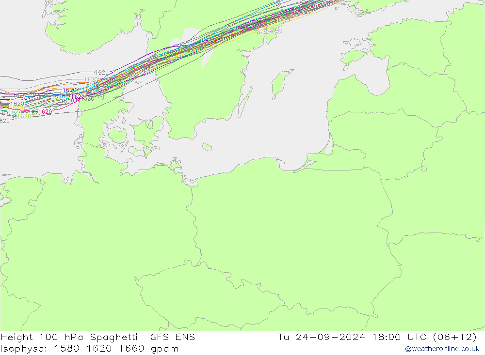 Geop. 100 hPa Spaghetti GFS ENS mar 24.09.2024 18 UTC