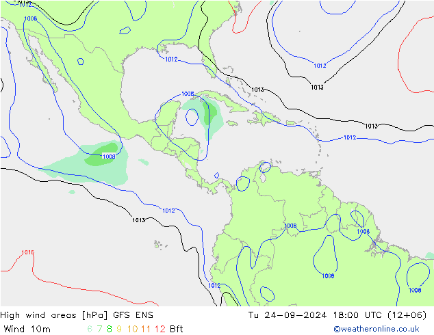 High wind areas GFS ENS mar 24.09.2024 18 UTC