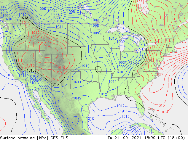 Luchtdruk (Grond) GFS ENS di 24.09.2024 18 UTC