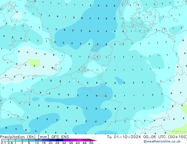  (6h) GFS ENS  01.10.2024 06 UTC