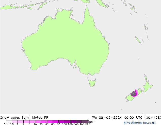 Snow accu. Meteo FR mer 08.05.2024 00 UTC