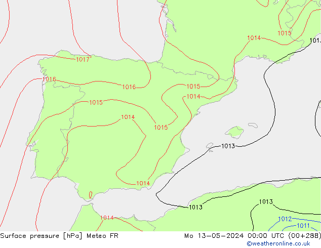      Meteo FR  13.05.2024 00 UTC