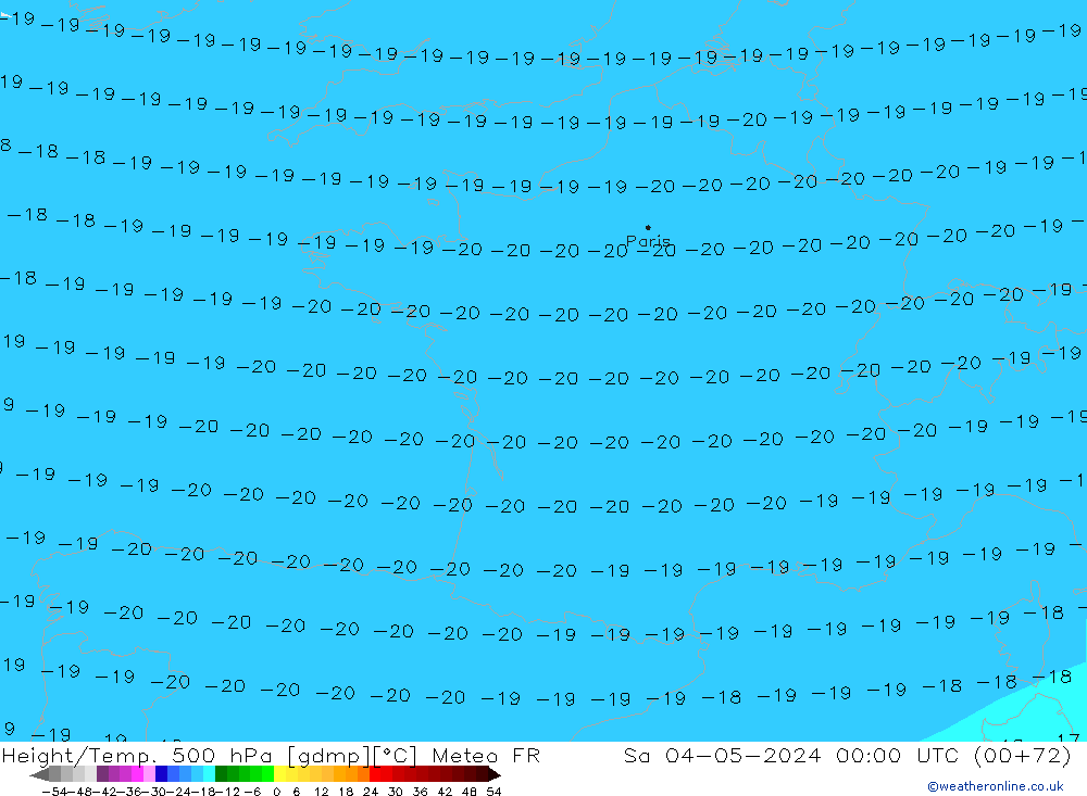 Height/Temp. 500 hPa Meteo FR sab 04.05.2024 00 UTC