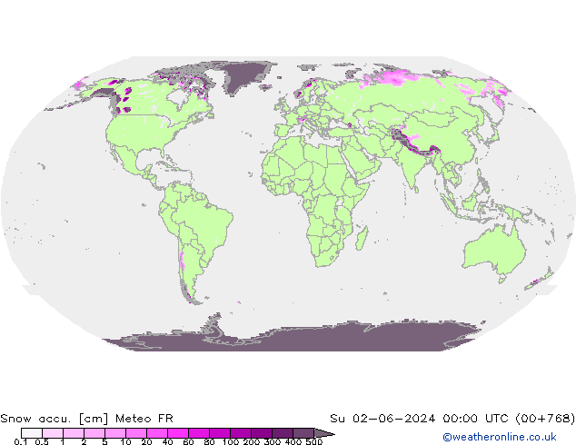 Snow accu. Meteo FR nie. 02.06.2024 00 UTC