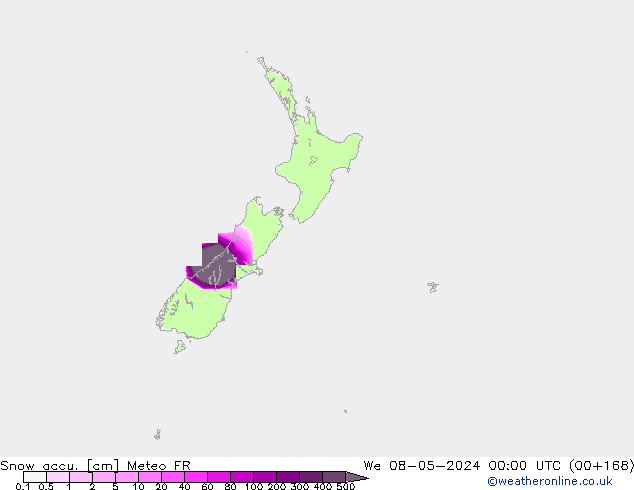 Snow accu. Meteo FR We 08.05.2024 00 UTC