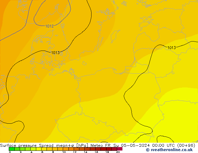     Spread Meteo FR  05.05.2024 00 UTC