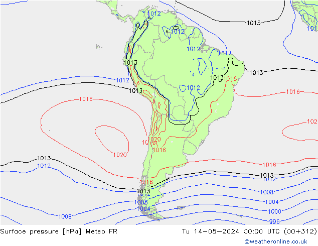 Luchtdruk (Grond) Meteo FR di 14.05.2024 00 UTC