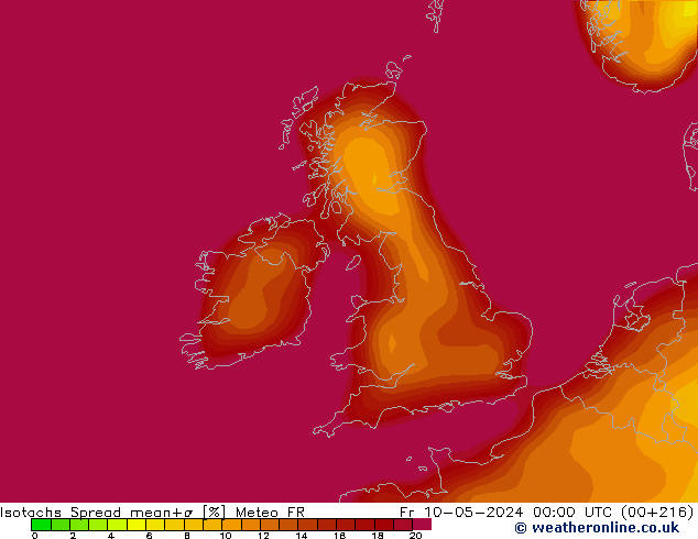 Isotachen Spread Meteo FR Fr 10.05.2024 00 UTC