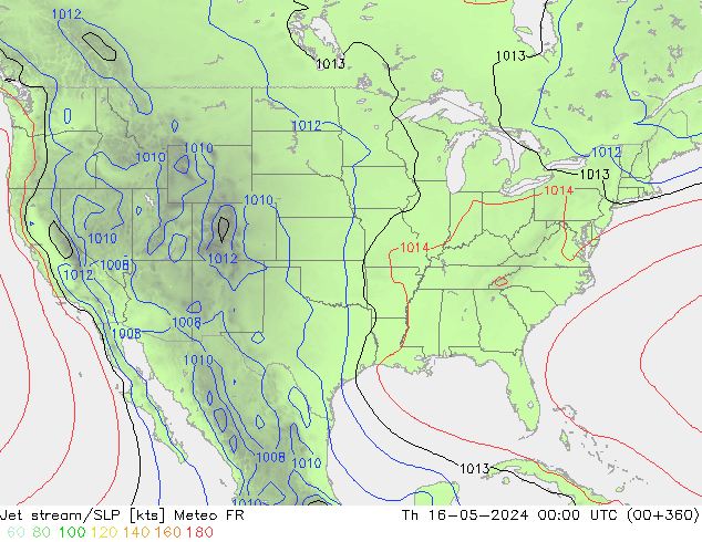 Polarjet/Bodendruck Meteo FR Do 16.05.2024 00 UTC