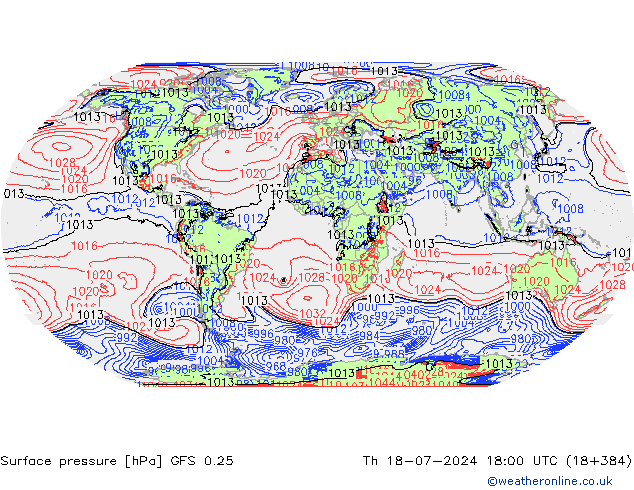 GFS 0.25: do 18.07.2024 18 UTC