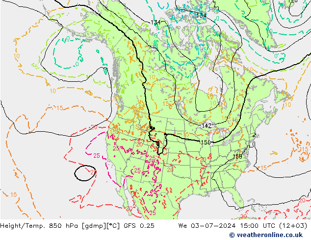 Z500/Rain (+SLP)/Z850 GFS 0.25 星期三 03.07.2024 15 UTC