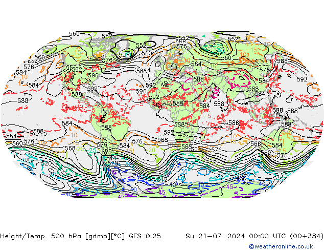 Z500/Regen(+SLP)/Z850 GFS 0.25 zo 21.07.2024 00 UTC