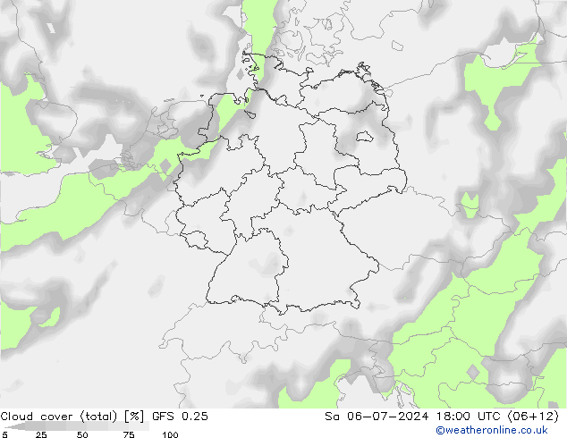 云 (总) GFS 0.25 星期六 06.07.2024 18 UTC