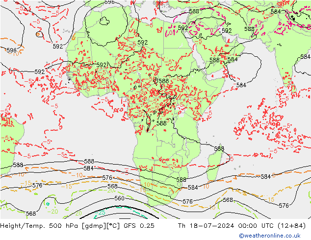 Z500/Regen(+SLP)/Z850 GFS 0.25 do 18.07.2024 00 UTC