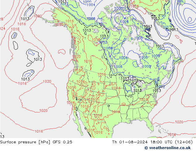 GFS 0.25: do 01.08.2024 18 UTC